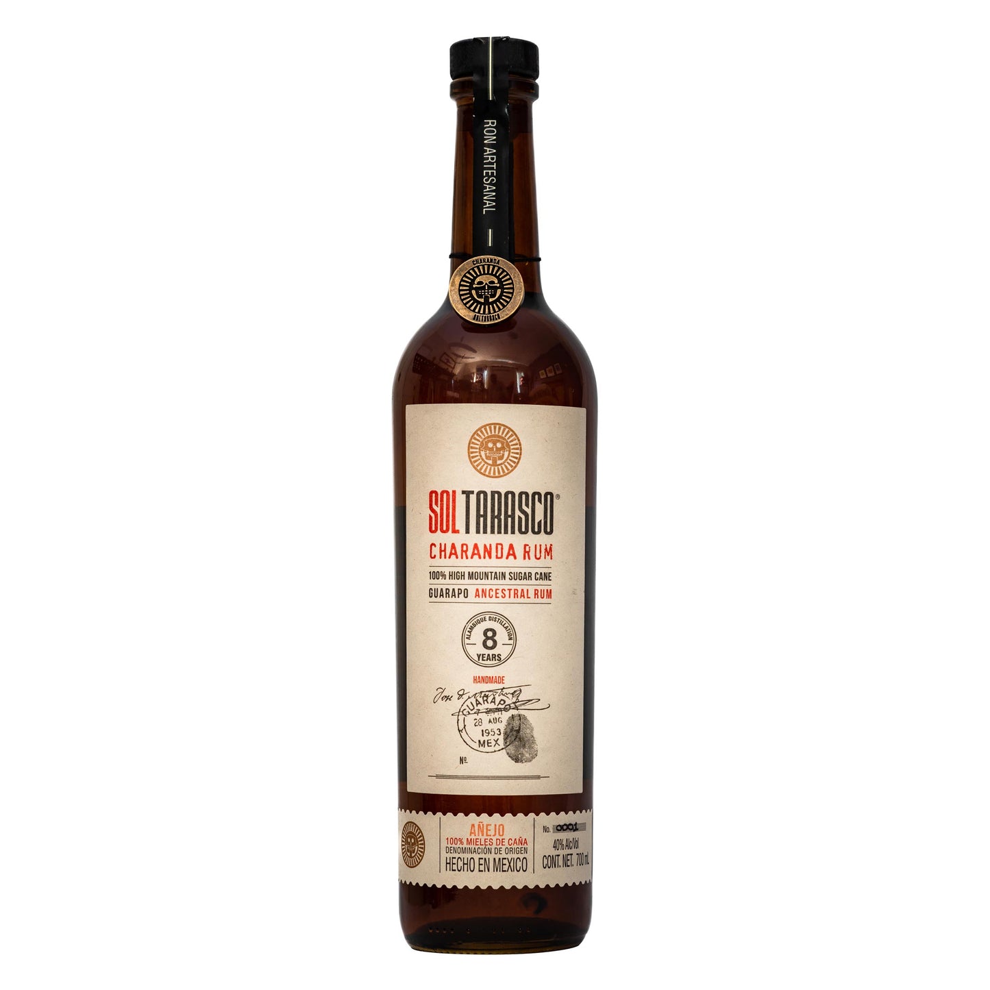 Sol Tarasco Charanda 8 Year Old 70cl 40%