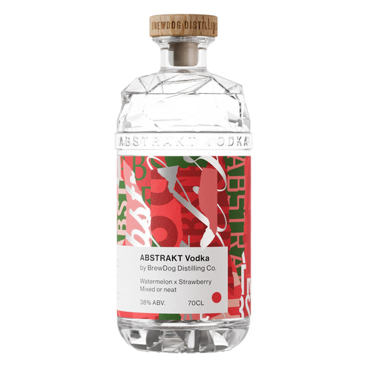 BrewDog Distilling Co Abstrakt Watermelon & Strawberry Vodka 70cl 38%
