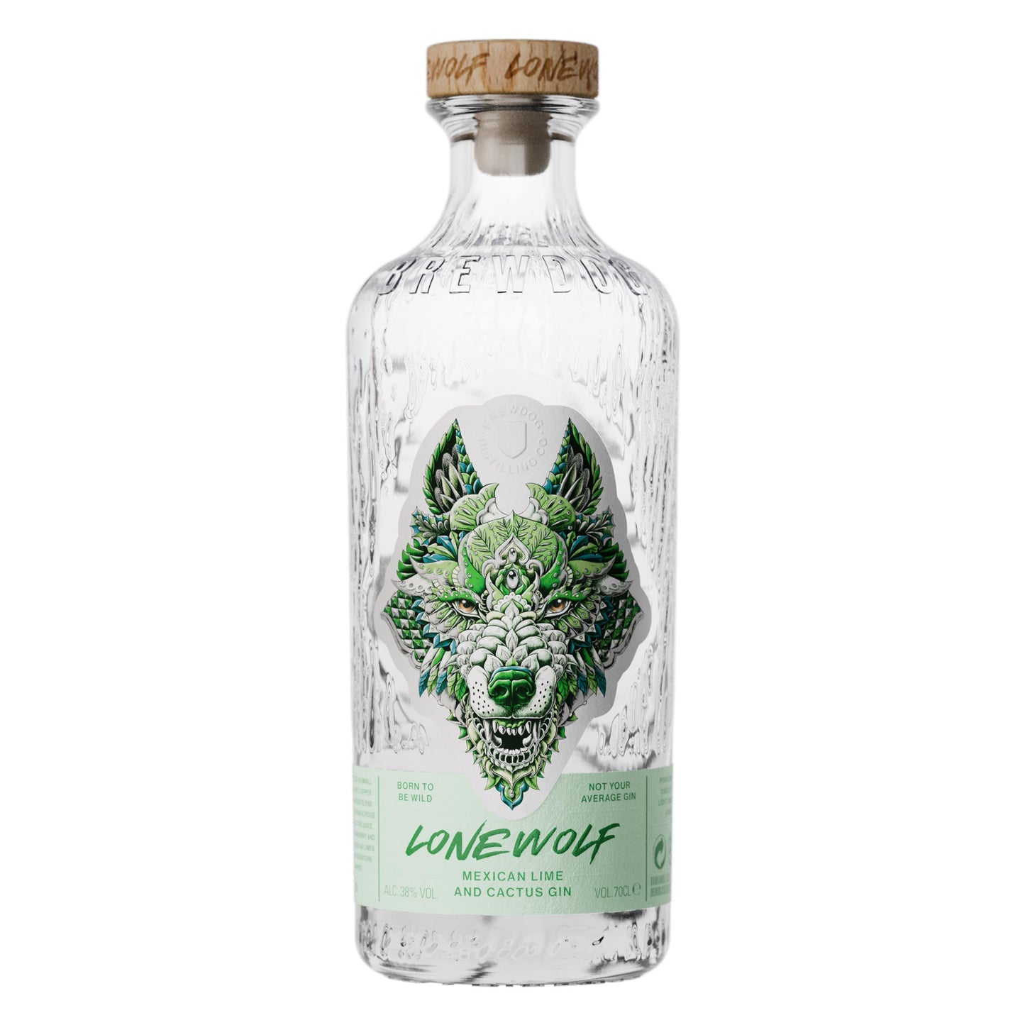 BrewDog Distilling Co LoneWolf Mexican Lime & Cactus Gin 70cl 38%